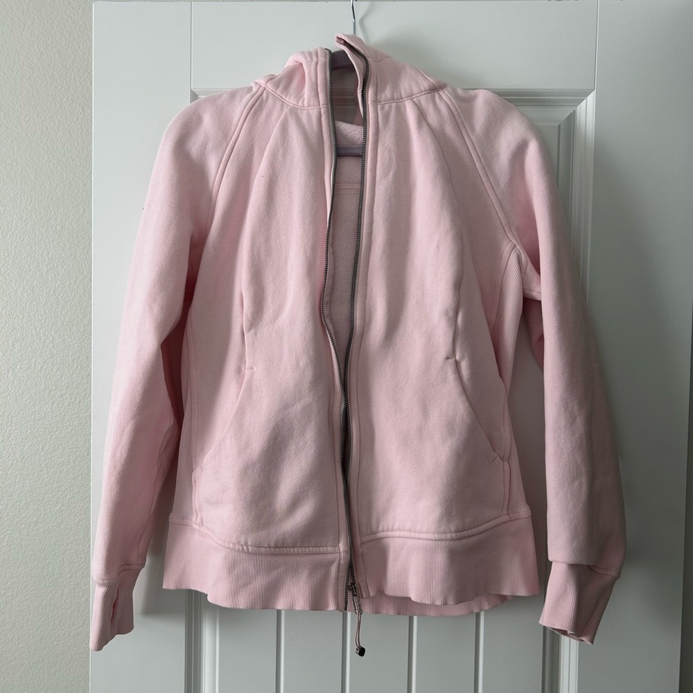 Lululemon Athletica Pink Scuba Full Zip
